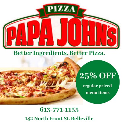 Papa Johns Pizza Member Offer- 25% off
