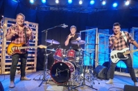 Popular band “Ambush” on stage recording their performance for the 2020 Lions “Concerts on the Bay” coming to your living room on Wednesday, July 15th.  The series begins on Sunday, July 12th and continues through to August 30th (Sundays/Wednesday